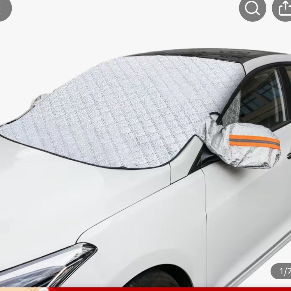 NWOT Winter car windshield snow cover / summer sunshade